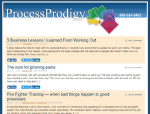 Tablet Screenshot of processprodigy.com